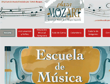 Tablet Screenshot of plazademozart.com